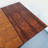 Vintage Scandinavian style dining table from the 50s 60s in rosewood with extensions