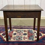 19th century English oak side table
