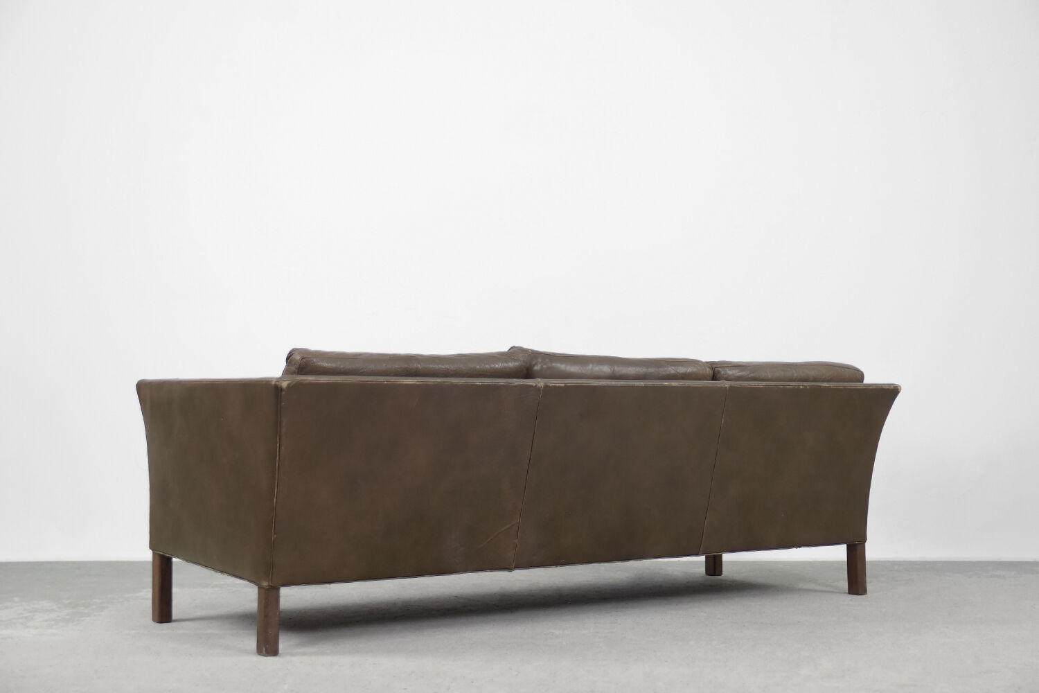 Mid-Century Modern Vintage Leather Cromwell Sofa by Arne Norell, 1960s