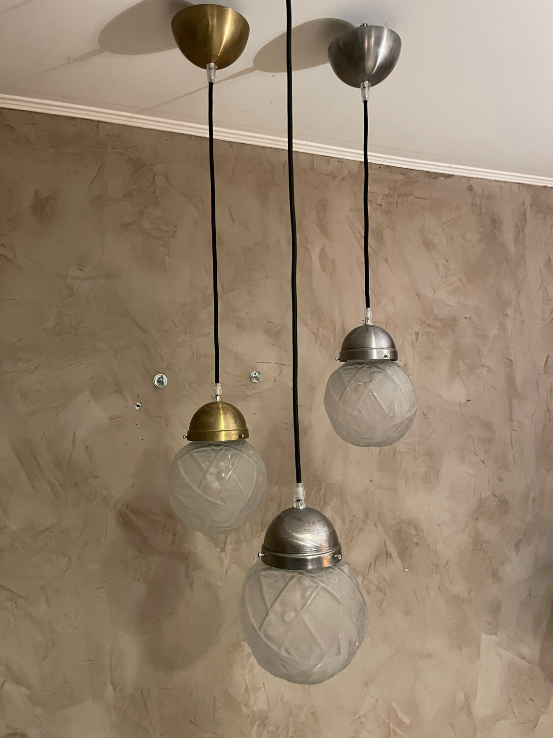 Art deco pendant lamps