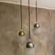 Art deco pendant lamps