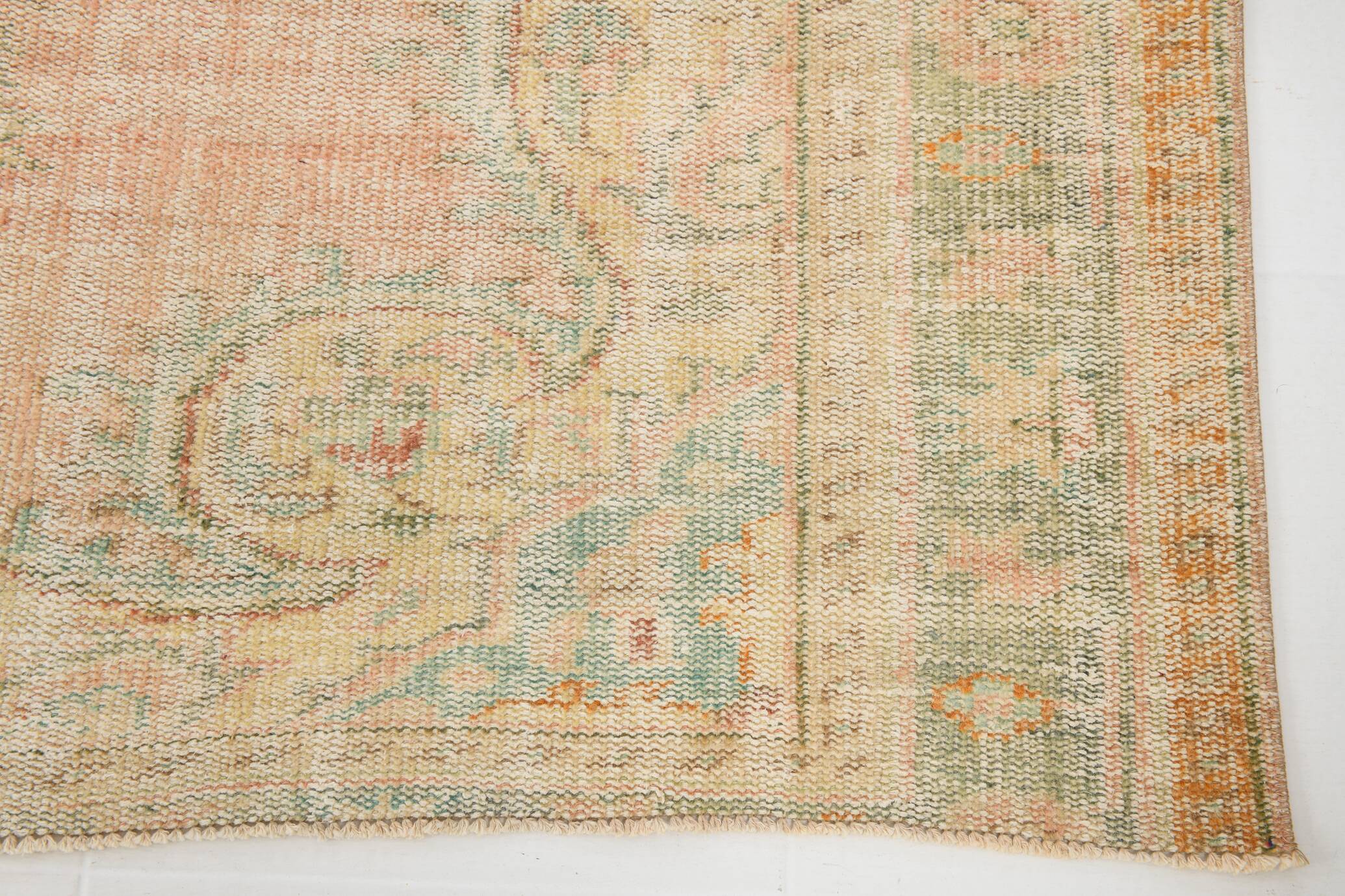 6x9 Tan Beige Classic Vintage Rug, 181x276