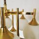 Mid Century brass Sputnik chandelier by Kaiser Leuchten