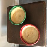 Duo of ceramic potholes