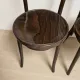 Set of 4 TON wooden dining chairs, 20th century, Czechoslovak, 90 × 46 cm
