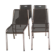 Set of 4 plexiglass chairs