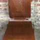 Vintage Scandinavian chairs in thermoformed wood 1970