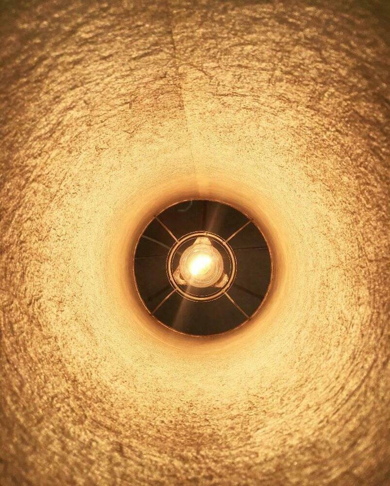 Mid-Century Minimalist Tripod Cocoon Floor Lamp, 1960s