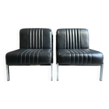 Ensemble (2) Chaises design vintage