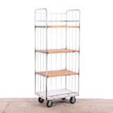 shelving unit on wheels