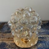 Bedside lamp bubble amber
