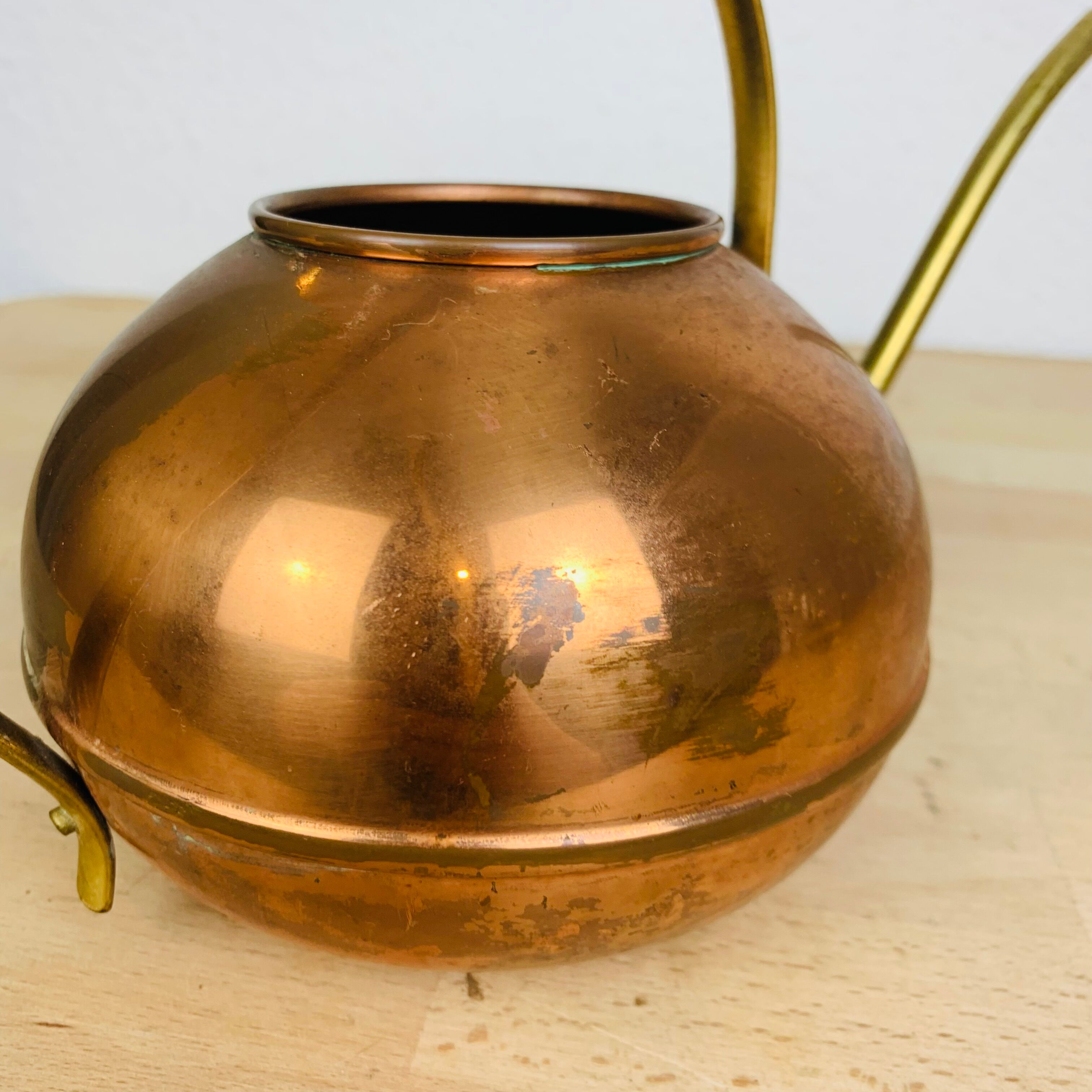 Scandinavian copper watering can