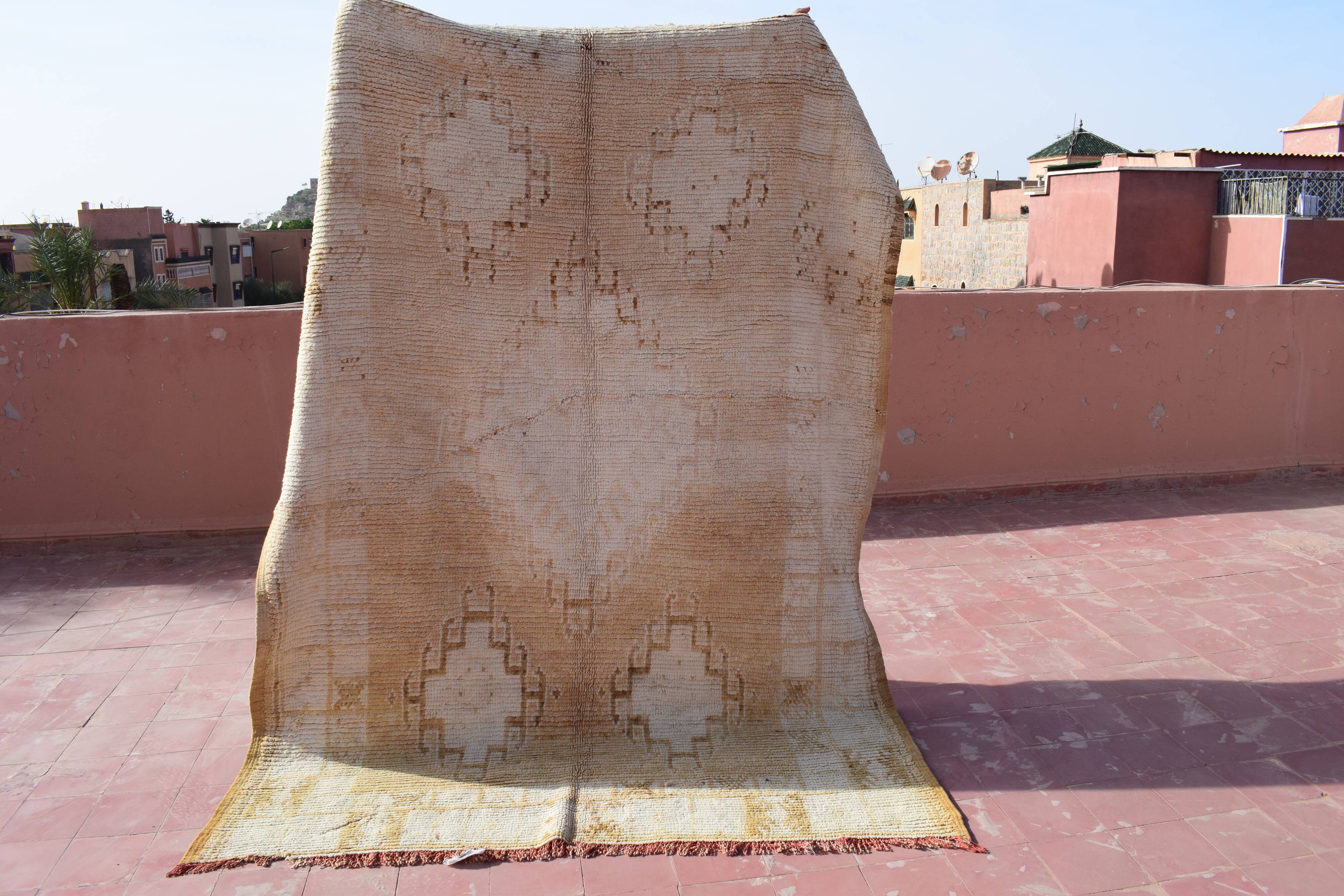 Tapis berbère boujaad atlas vintage, 245x175 cm