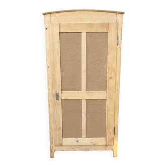 Solid wood and cane bonnetière