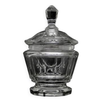 Art Deco bonbonniere, crystal, Moser, Czechoslovakia, 1930s