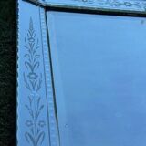 Large murano venice fireplace mirror 1930