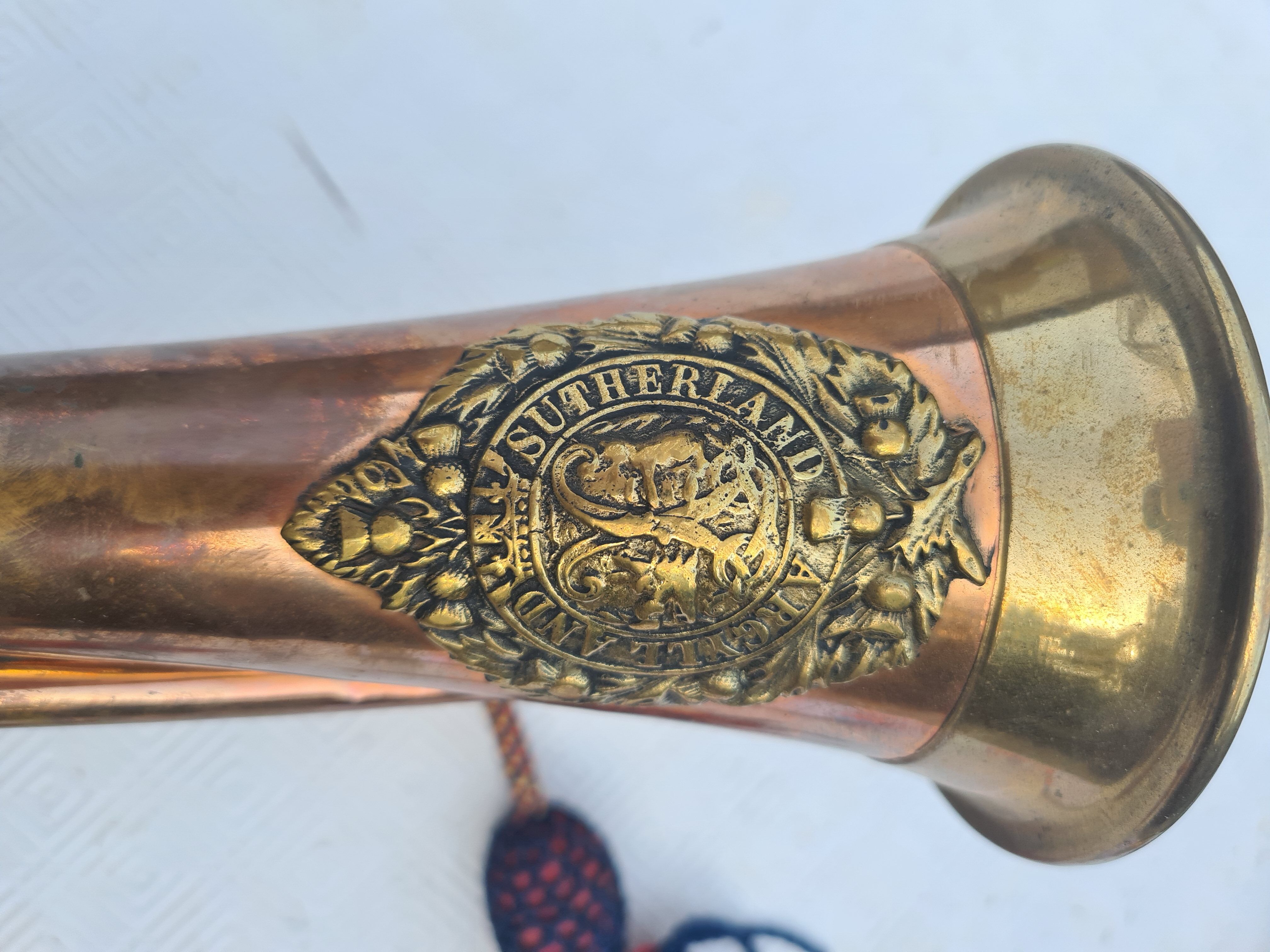 British Sutherland Argilland Brass Trumpet