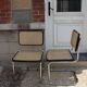 paire de chaises cesca marcel breuer made in italy