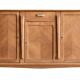 Large Art Deco oak buffet – Chevron veneer