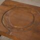 Table basse brutaliste en orme 1950’s