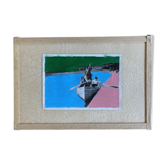 Bold pastels in old photo - Hastings 1928