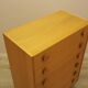 Ash veneer chest of drawers, Denmark, 1970s