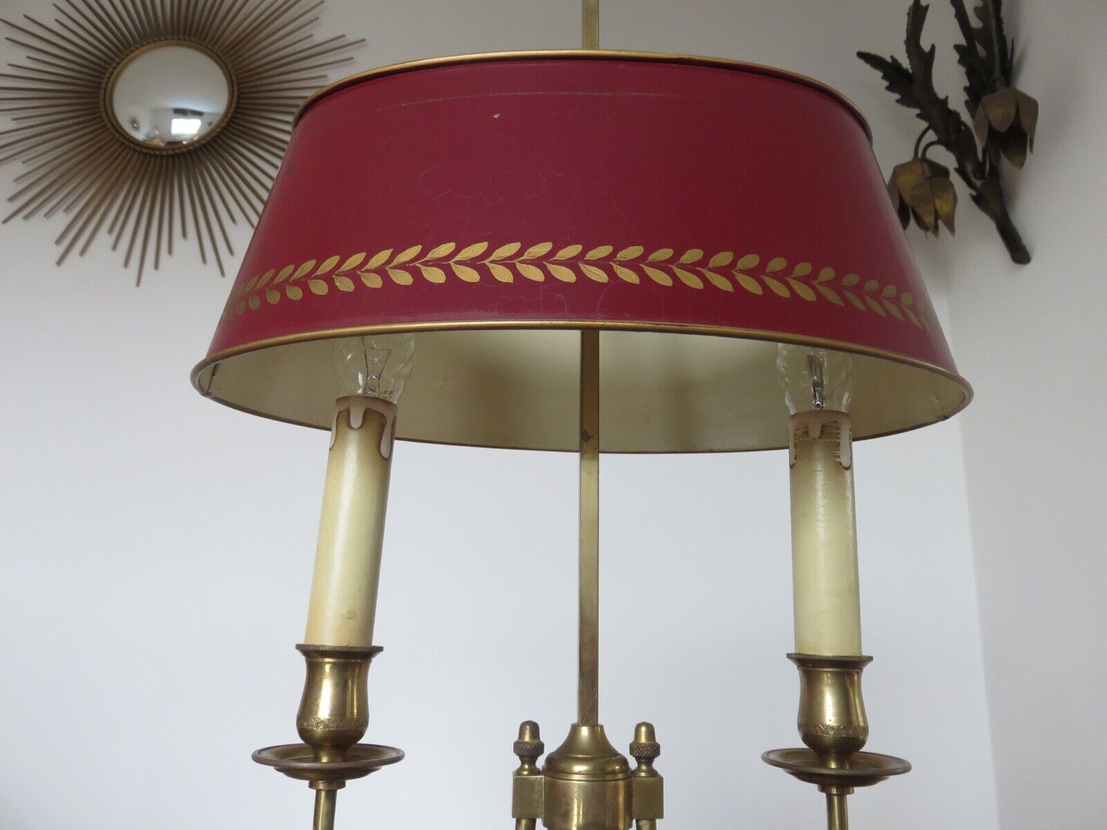 Lampe bouillotte style empire edition Lucien Gau