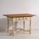 Table ancienne en bois massif blanc (France, vers 1900)