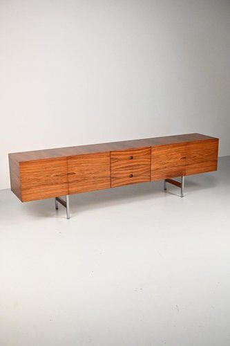 Large Rosewood Veneer Sideboard