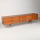 Large Rosewood Veneer Sideboard
