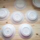 12 Villeroy & Boch cream plates with golden edging, 6 flat and 6 hollow plates