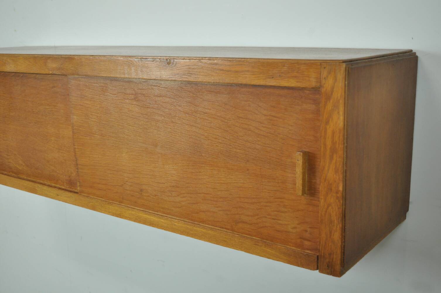 Vintage Mid-century hanging cabinet with sliding doors, 1960s
