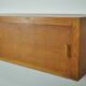Vintage Mid-century hanging cabinet with sliding doors, 1960s