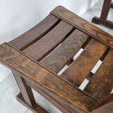 Vintage brutalist dining chairs, Vintage brutalist dining chairs, set of 6 - 1960sset of 6 - 1960s