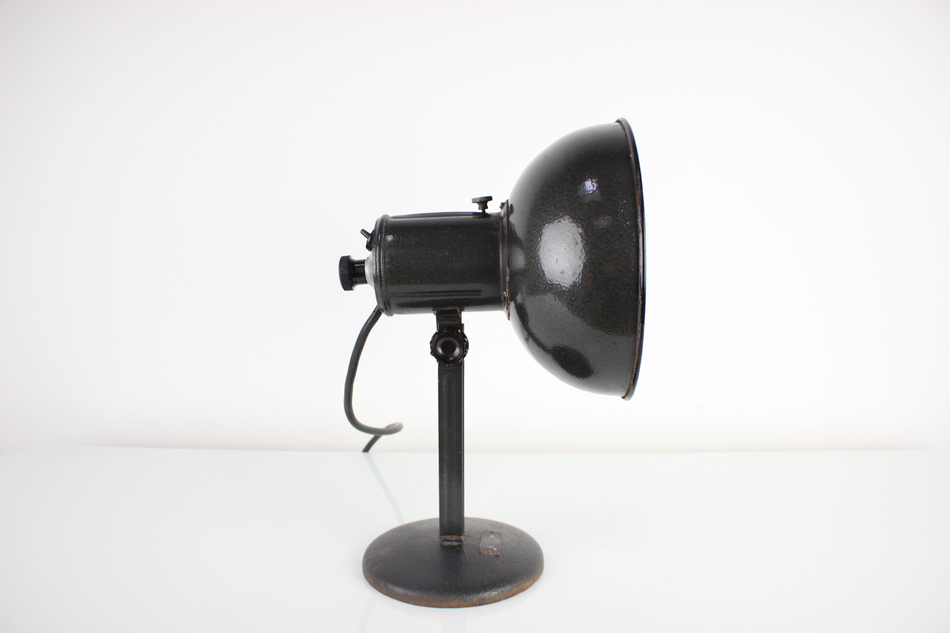 Vintage industrial adjustable table lamp, 1950's