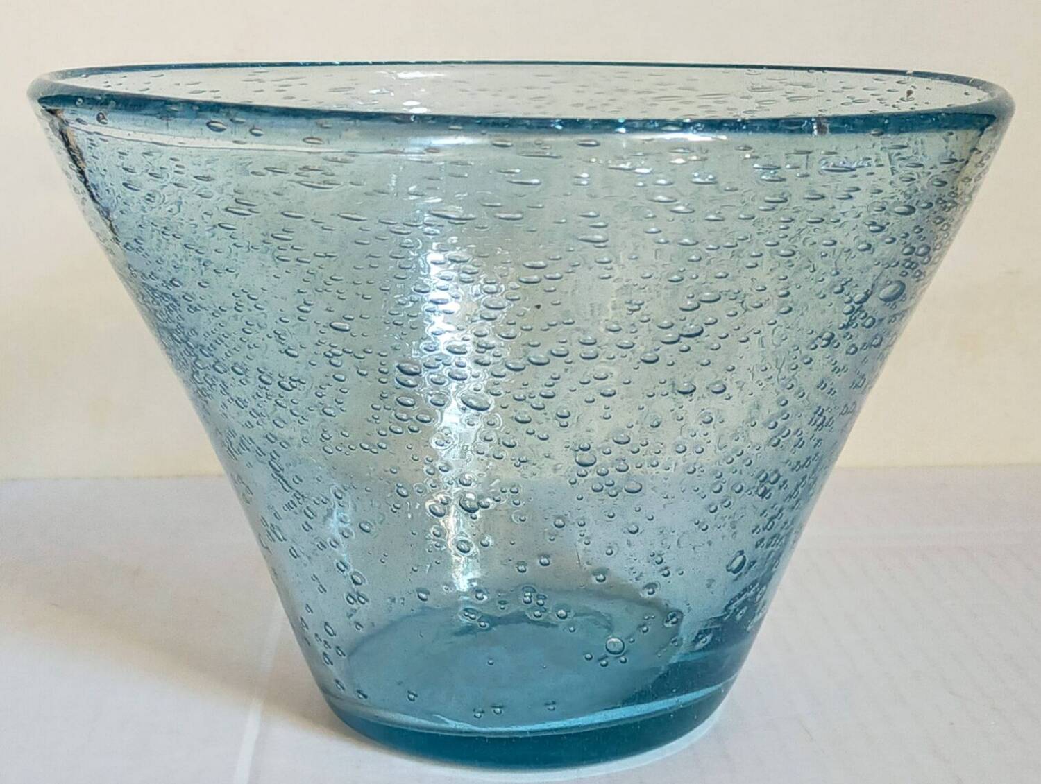 Saladier en verre soufflé