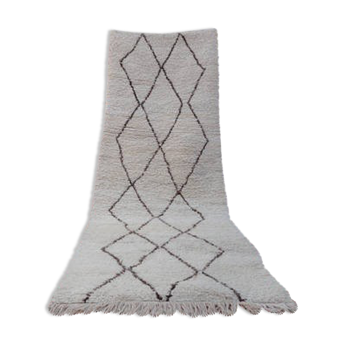 Carpet Beni Ouarain corridor 100% Wool 275 x 100