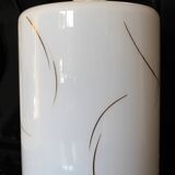 Suspension lustre en opaline et or années 1960
