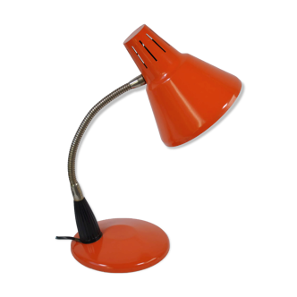 Orange desk lamp 1970