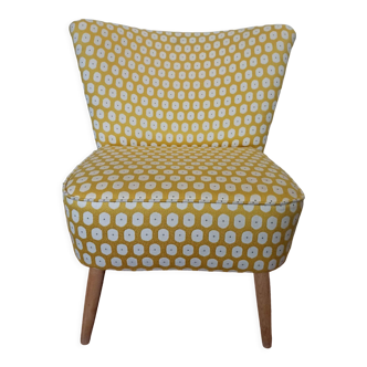 Fauteuil cocktail jaune citron