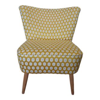 Lemon yellow cocktail chair