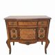 Commode transition en marqueterie style Louis XV debut xxème