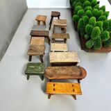 Tabouret de traite vintage