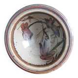 A glazed stoneware trinket dish in the style of Tim Morris or JS Stuart