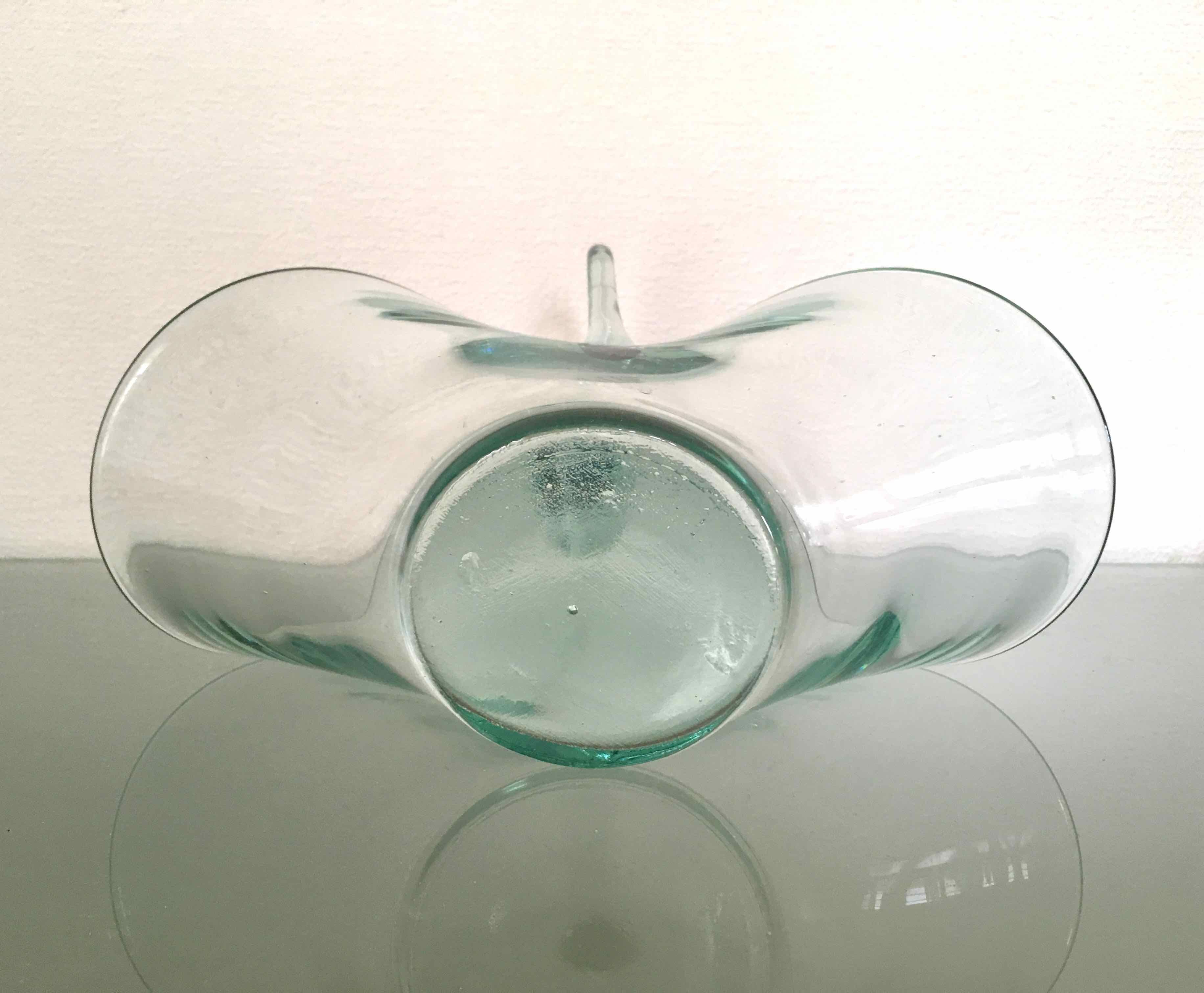 Candy basket blown glass