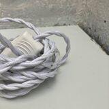 Vintage opaline portable lamp