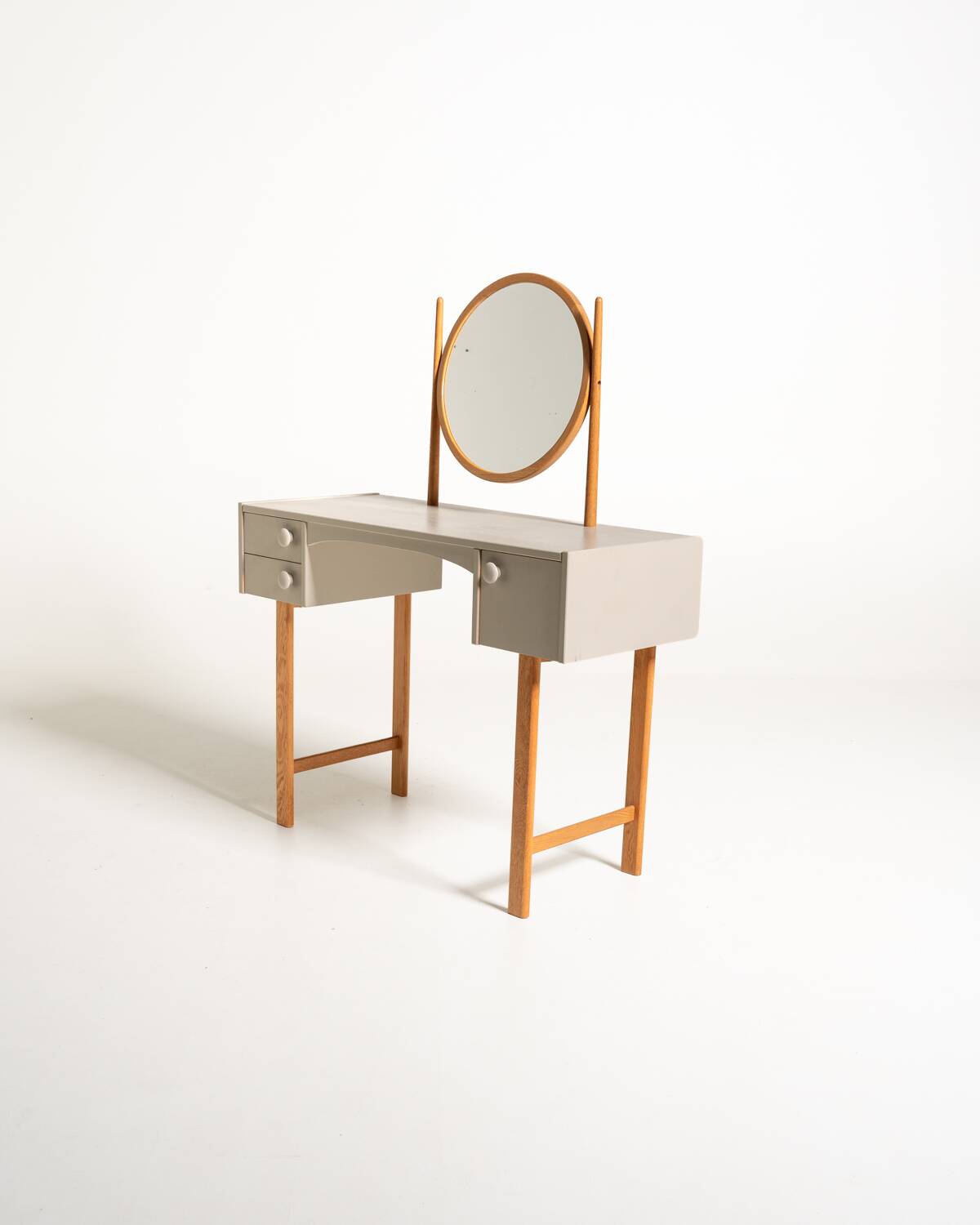 “Casino” Oak Dressing Table by Sven Engström and Gunnar Myrstrand