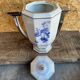 Antique art deco teapot porcelain limoges flower decor france vintage