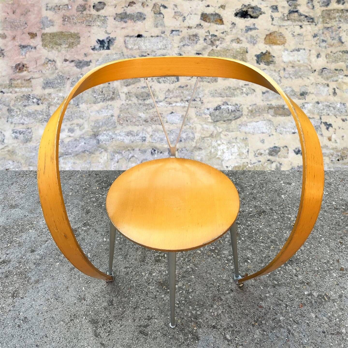 Suite de 6 chaises « Revers » par Andrea Branzi pour Cassina, 1990