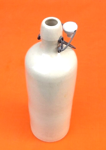 Bottle / Old hot water bottle Glazed stoneware